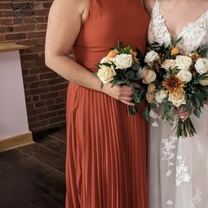 Azazie Lindie Bridesmaid Dress in Rust